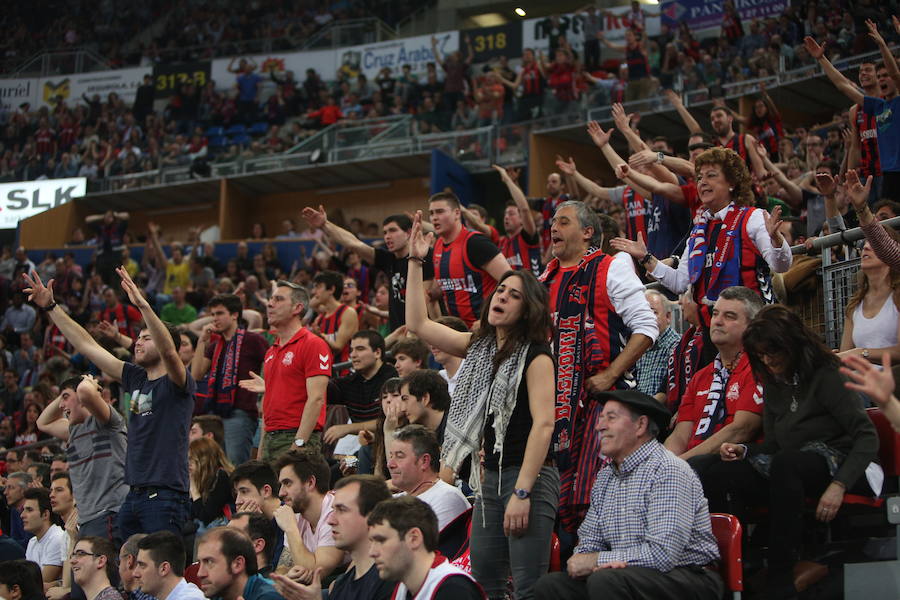 El coliseo azulgrana logra una de las mejores entradas de la temporada gracias al esperado duelo de Euroliga entre Baskonia y Maccabi