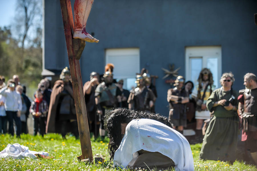 Fotos: El Vía Crucis de Arkotxa, en imágenes