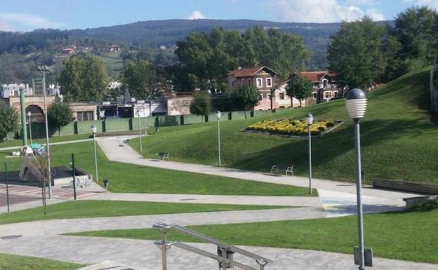 El parque de Olagane es un pulmón verde de Arkotxa. 