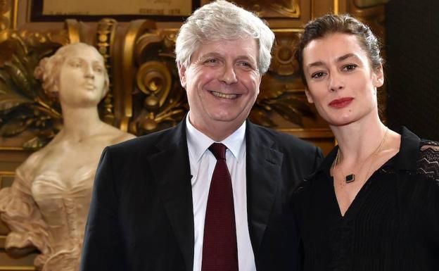 El director de la institución parisina, Stéphane Lissner, junto a la cuestionada directora de danza, Aurelie Dupont.