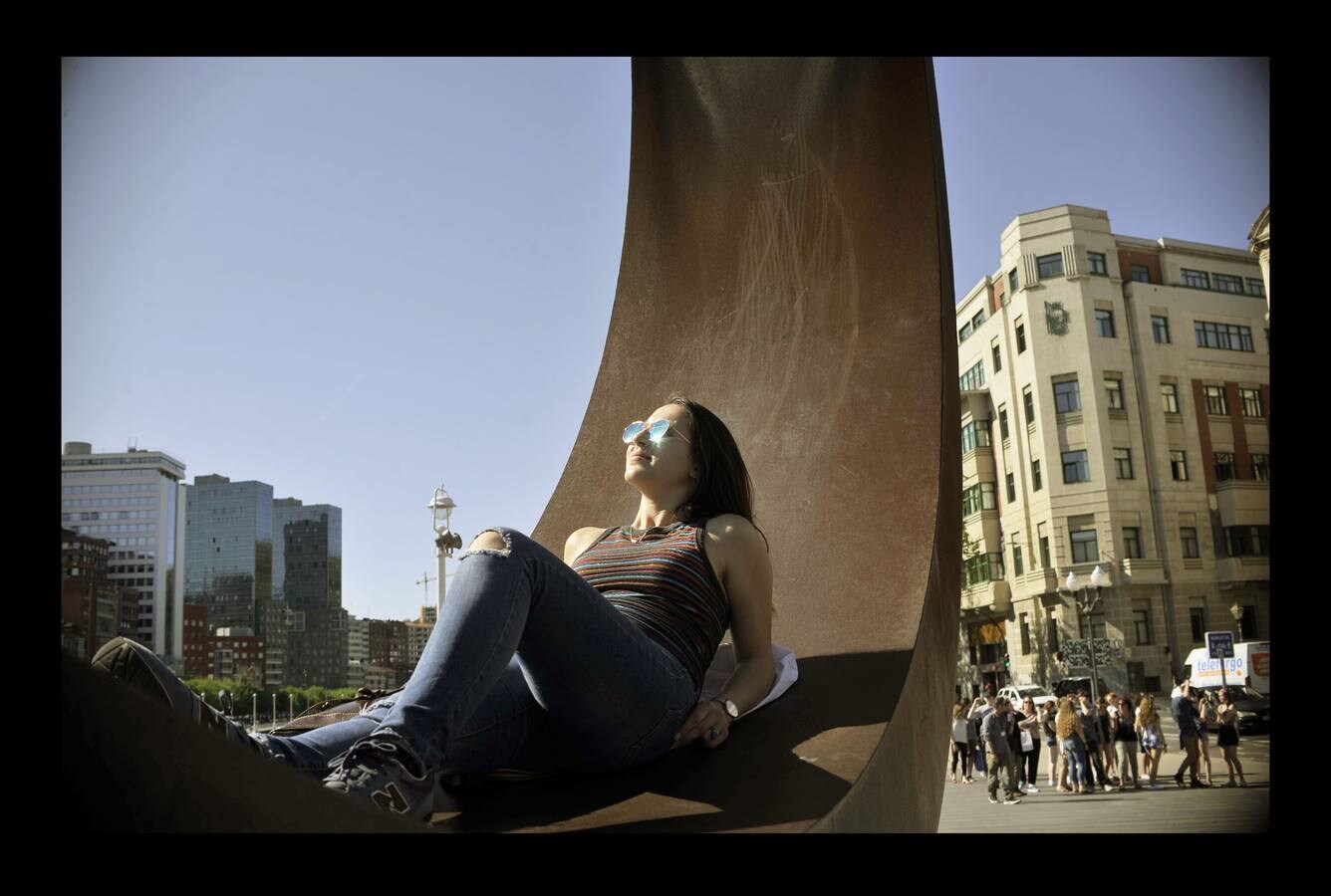 Fotos: Bizkaia disfruta de temperaturas veraniegas en abril