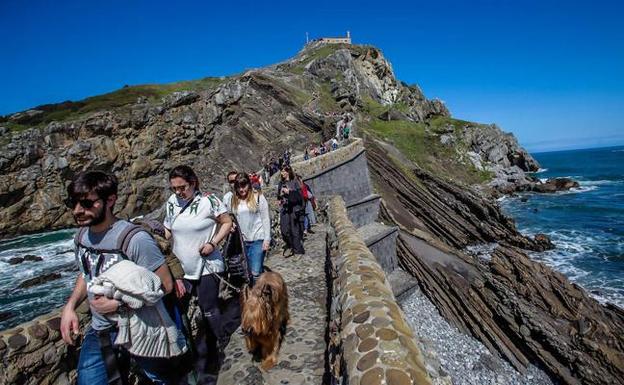 Más de 40.000 personas visitaron Gaztelugatxe la pasada Semana Santa