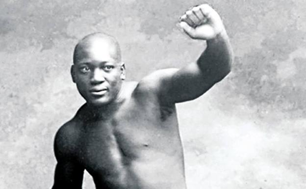 El boxeador Jack Johnson.