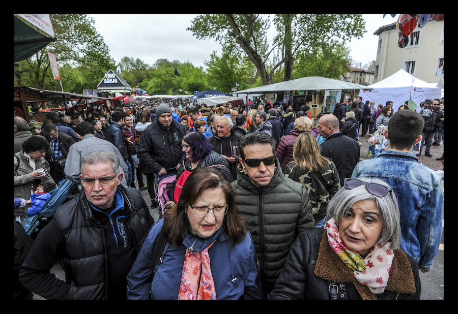 Fotos: El cielo encapotado y la amenaza de lluvia no ha deslucido la popular romería a las campas de Armentia
