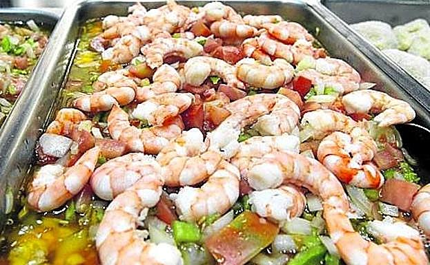 Algunos de sus manjares.