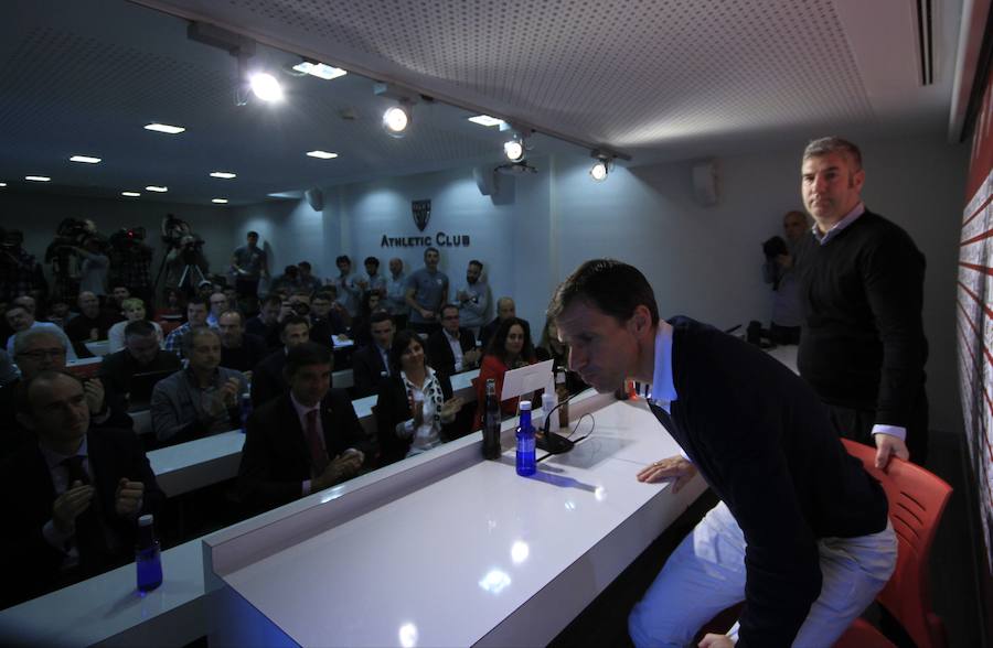 El adiós al entrenador del Athletic, en imágenes