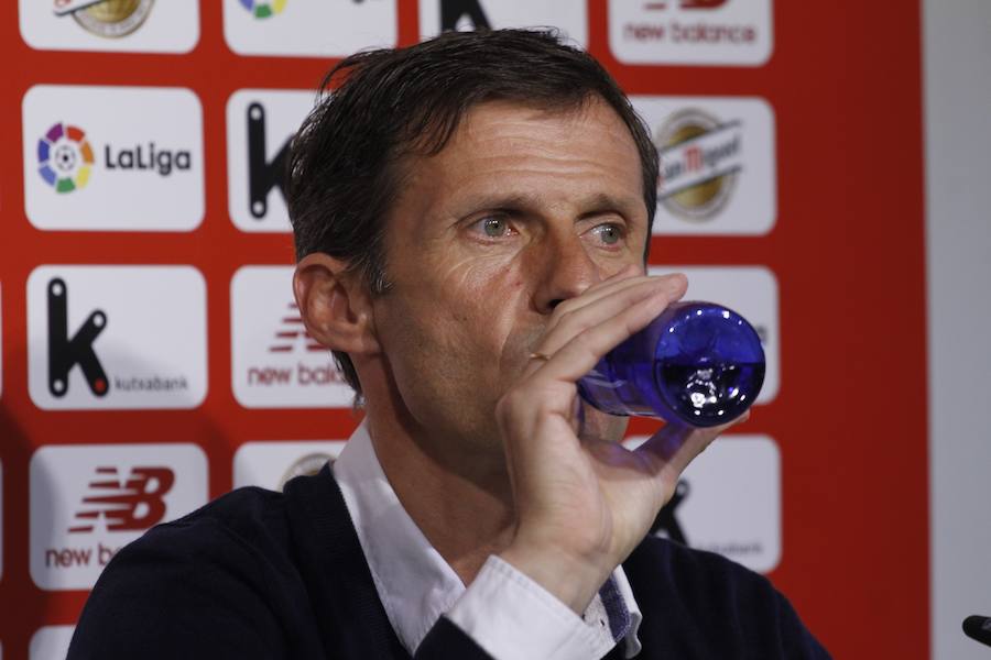 El adiós al entrenador del Athletic, en imágenes