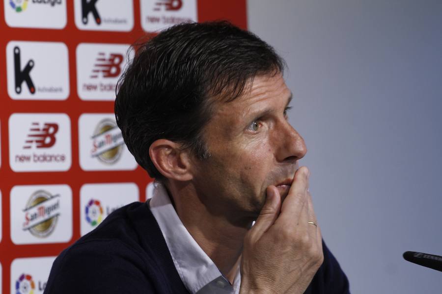 El adiós al entrenador del Athletic, en imágenes