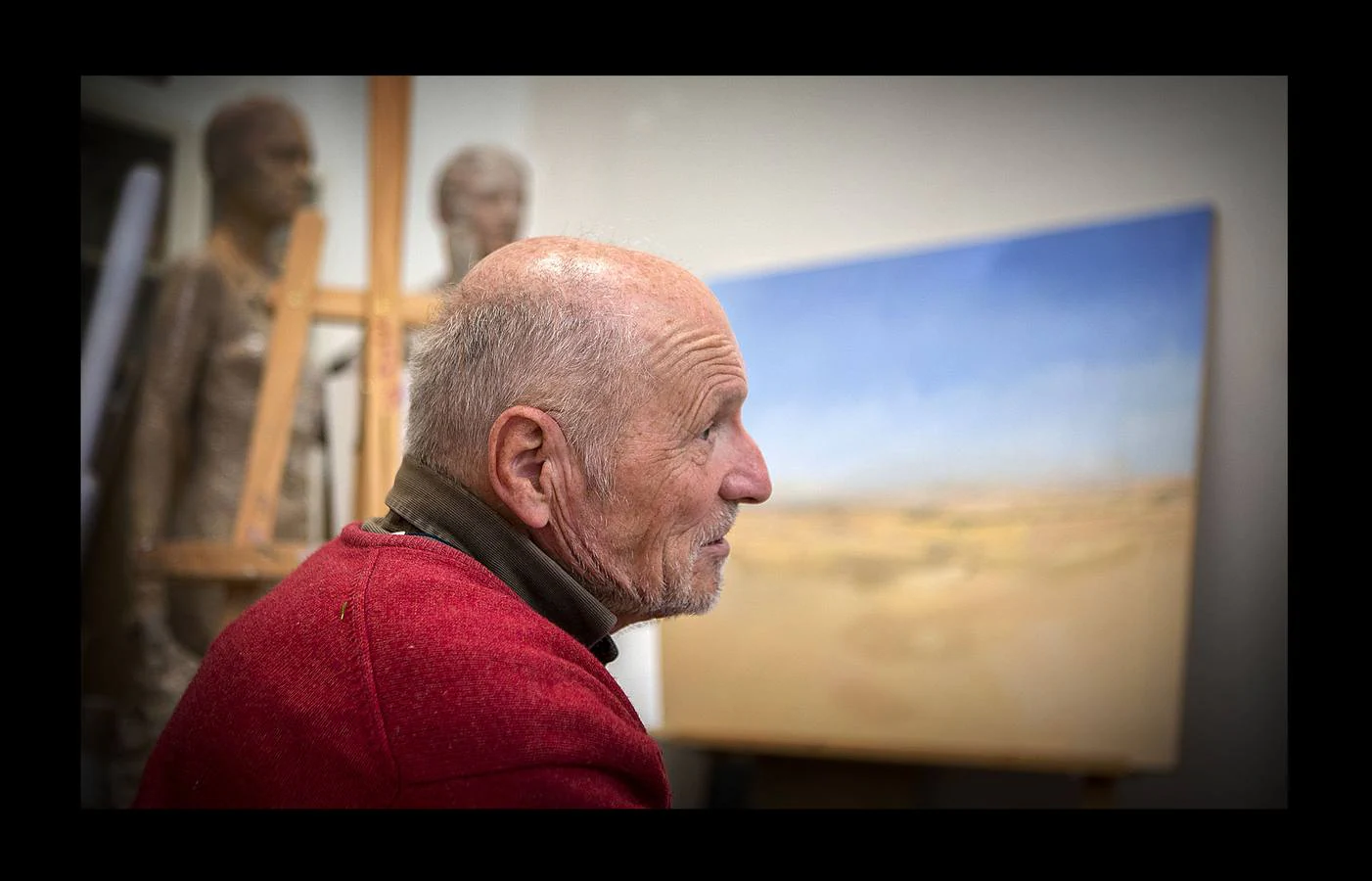Fotos: El pintor de 82 años que retratará Bilbao