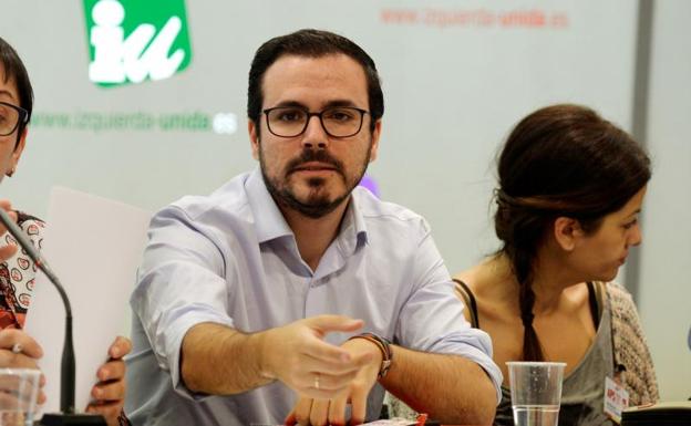 Alberto Garzón, coordinador general de Izquierda Unida.