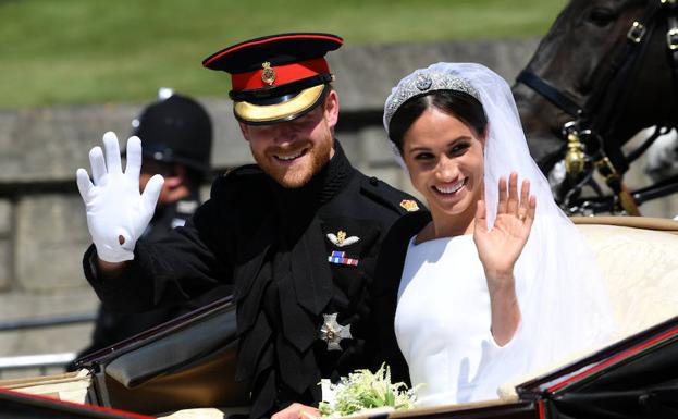 Imagen principal - Así fue la boda real del príncipe Harry y Meghan Markle