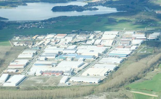 Vista aérea del polígono industrial de Júndiz.