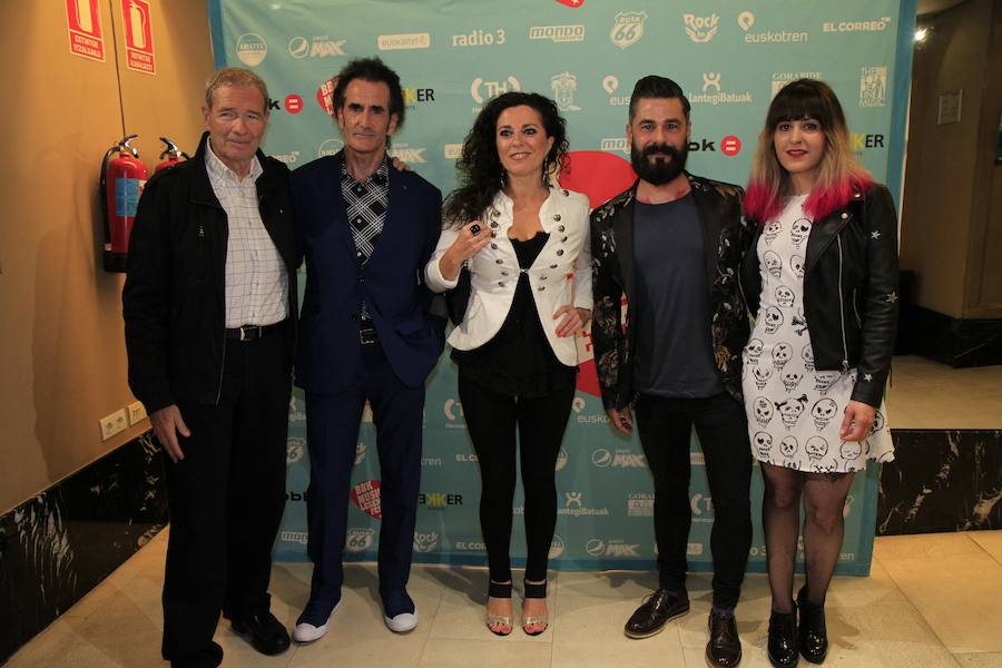 Félix Linares, Jose Ángel Uberuaga 'Ube', Amaia Bakaikoa, Raúl Urruela 'Txoron' y Sara Frías. 