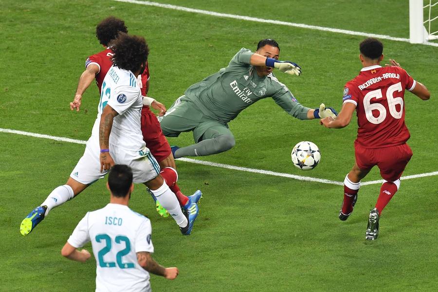 Las mejores imágenes de la final de la Champions League disputada en Kiev entre el Real Madrid y el Liverpool. 