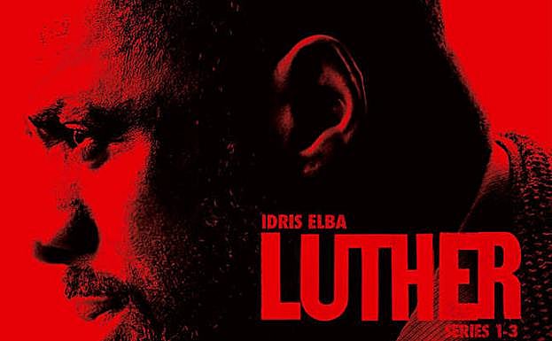 Cartel promocional de la serie 'Luther' (2010-2018).
