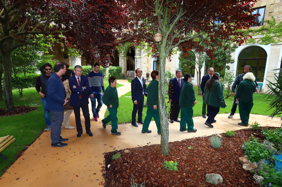 La recuperación de los jardines ha terminado y la residencia dependiente de la Diputación espera reformar un claustro 