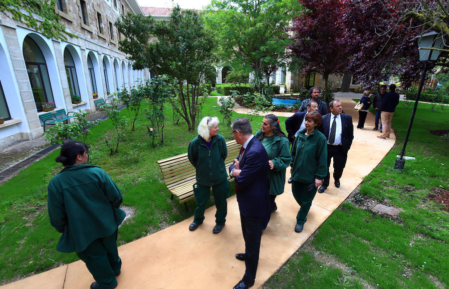 La recuperación de los jardines ha terminado y la residencia dependiente de la Diputación espera reformar un claustro 