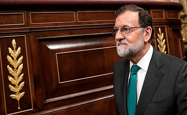 Mariano Rajoy en el Congreso.