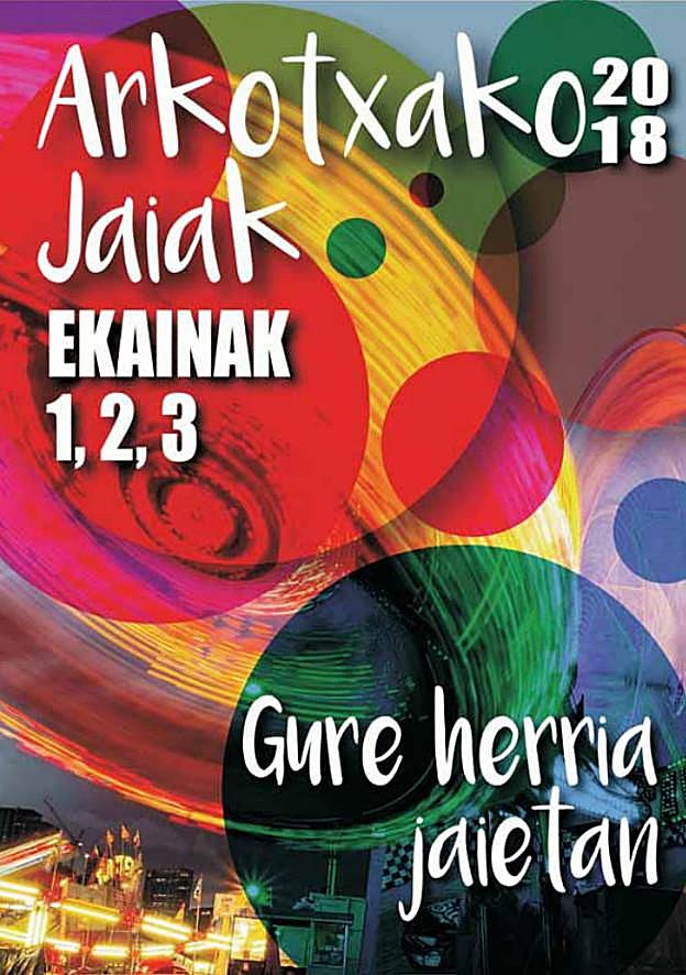 Programa de fiestas Arkotxako Jaiak 2018 (Zaratamo)