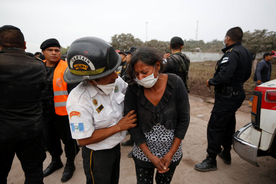 Fotos: Erupción del volcán de Fuego en Guatemala