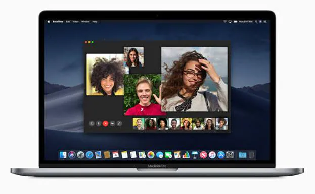 Llamadas grupales en FaceTime para macOS 10.14 