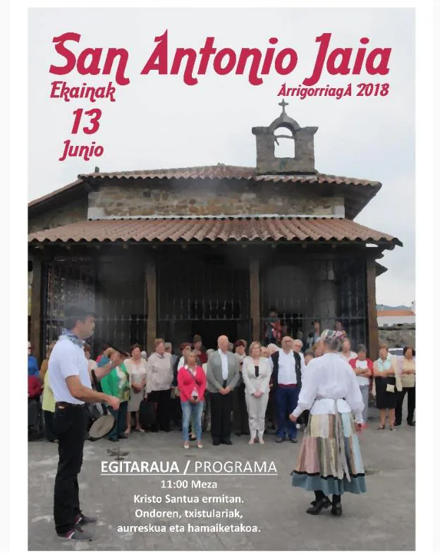 Programa de fiestas de Arrigorriaga 2018: San Antonio