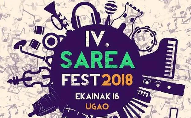 Detalle del cartel de Sarea Fest.
