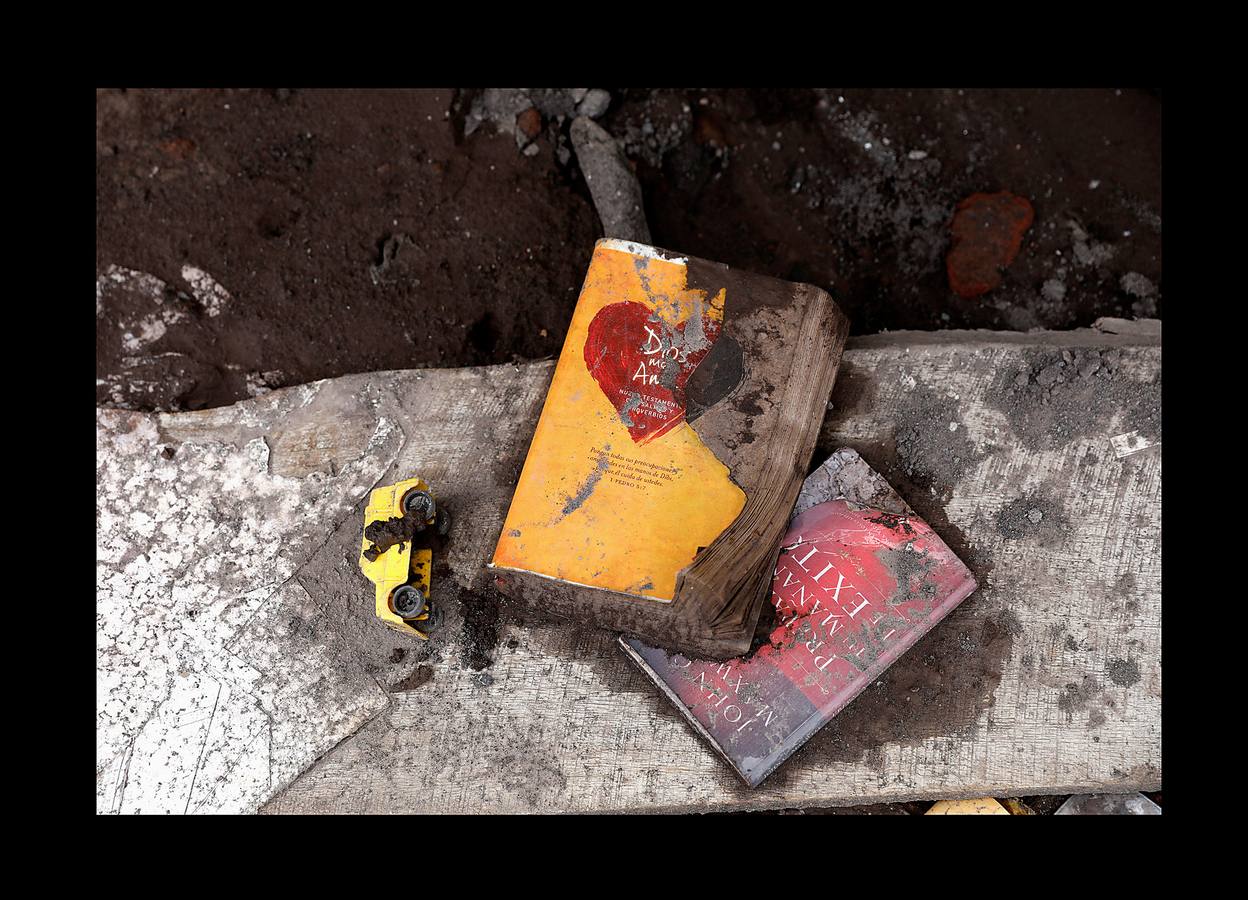 Los niños abandonaron los juguetes, la ropa quedó colgada en los tendederos de los patios traseros y los animales murieron petrificados. Después de la erupción, el exuberante paisaje verde se convirtió en un cementerio gris polvoriento, envuelto en un persistente olor a azufre... Toneladas de árboles, rocas y gases tóxicos se deslizaron por los flancos del Volcán de Fuego formando lo que se conoce como «flujo piroclástico,» que alcanza velocidades más rápidas y letales que la lava. Cuando las familias de las aldeas más afectadas -El Rodeo y San Miguel de Los Lotes, en el centro de Guatemala- se dieron cuenta de lo que sucedía, no tuvieron tiempo de huir. 