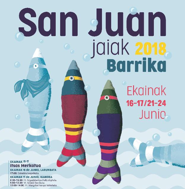 Programa de fiestas de Barrika 2018: San Juan Jaiak