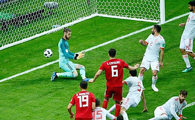 España vive dos minutos con el corazón en un puño