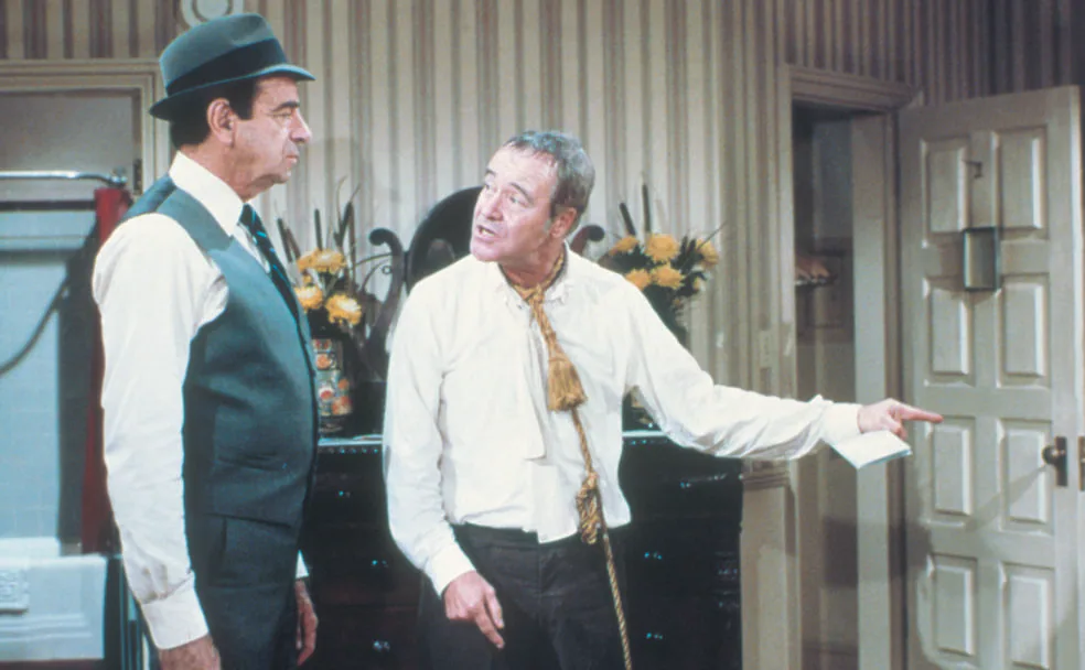 Jack Lemon y Wlater Matthau en un fotograma de 'Aquí, un amigo' dirigida por Billy Wilder (1981) 
