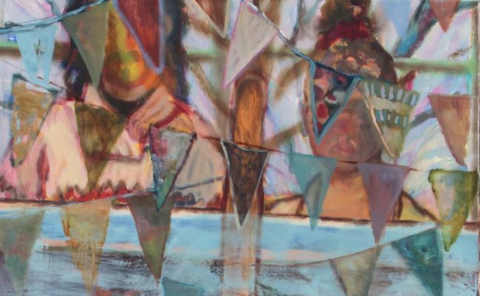 Dos de las obras que pueden verse en la exposición.