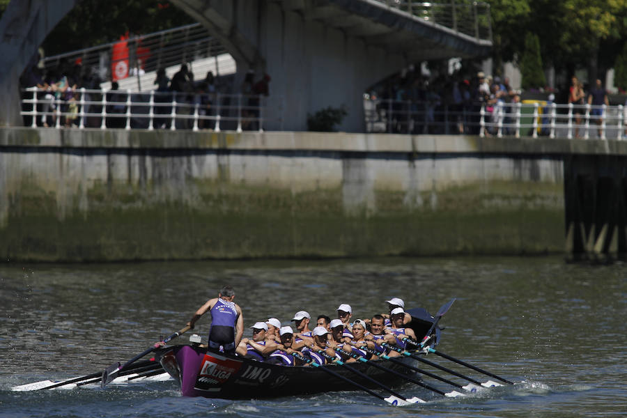 Urdaibai se ha impuesto en la regata por delante de Hondarribia