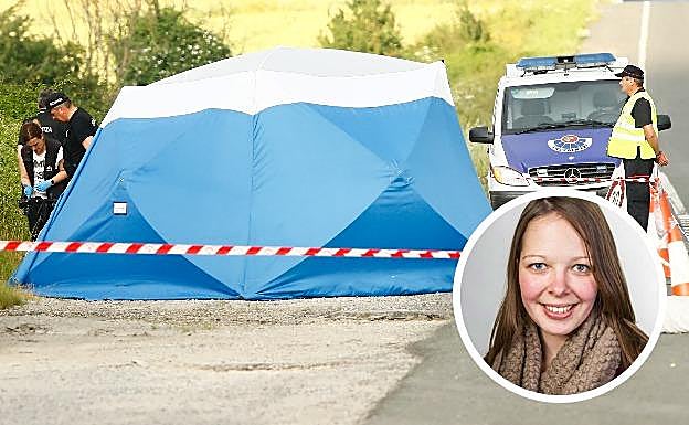 Lugar donde apareció el cuerpo sin vida de la joven alemana. 