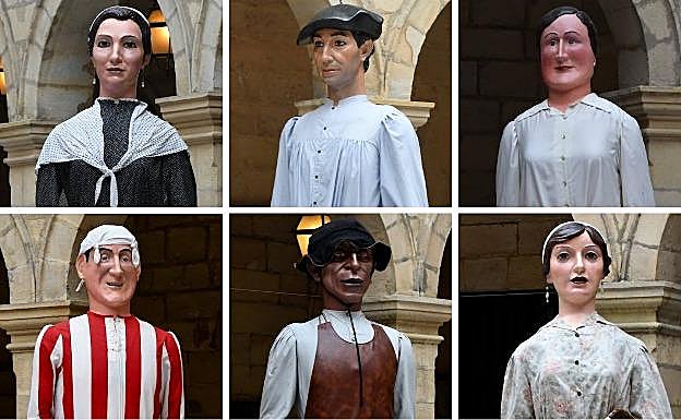 De doña Tomasa a don Celes, los gigantes y cabezudos de Aste Nagusia 2018