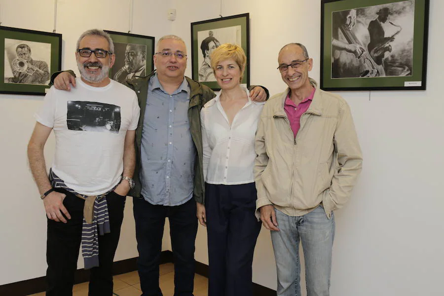 Joseba Johnbirks, Mario Benso, Itxaso González y Antonio Cenea. 