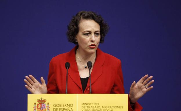 La ministra de trabajo, Magdalena Valerio.