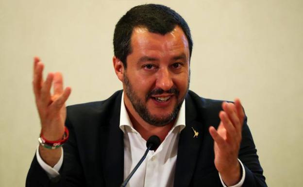 El ministro de Interior italiano, Matteo Salvini. 