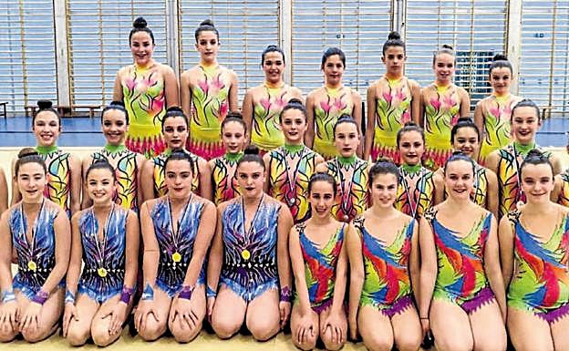 Las gimnastas del Beti Aurrera competirán contra equipos de otras once comunidades autónomas.
