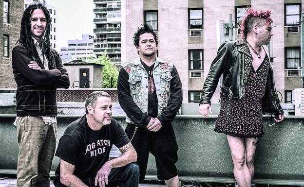 El iconoclasta cuarteto californiano NOFX, que será cabeza de cartel en el festival punk Gasteiz Calling, el 9 y 10 de noviembre. 