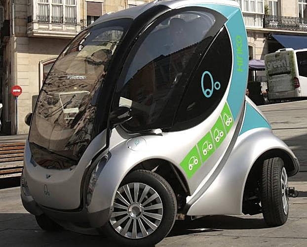 Prototipo del coche Hiriko.
