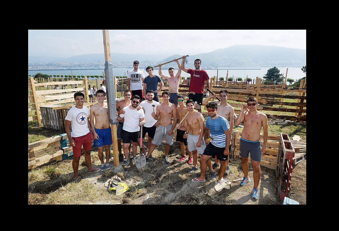 Fotos: Getxo refuerza la seguridad para las paellas de Aixerrota del domingo