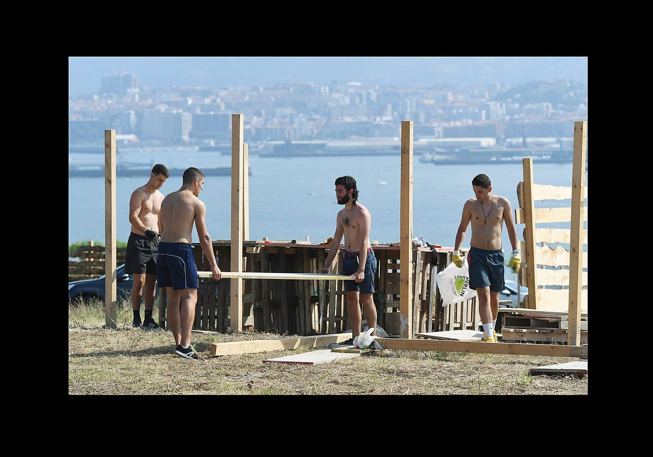 Fotos: Getxo refuerza la seguridad para las paellas de Aixerrota del domingo