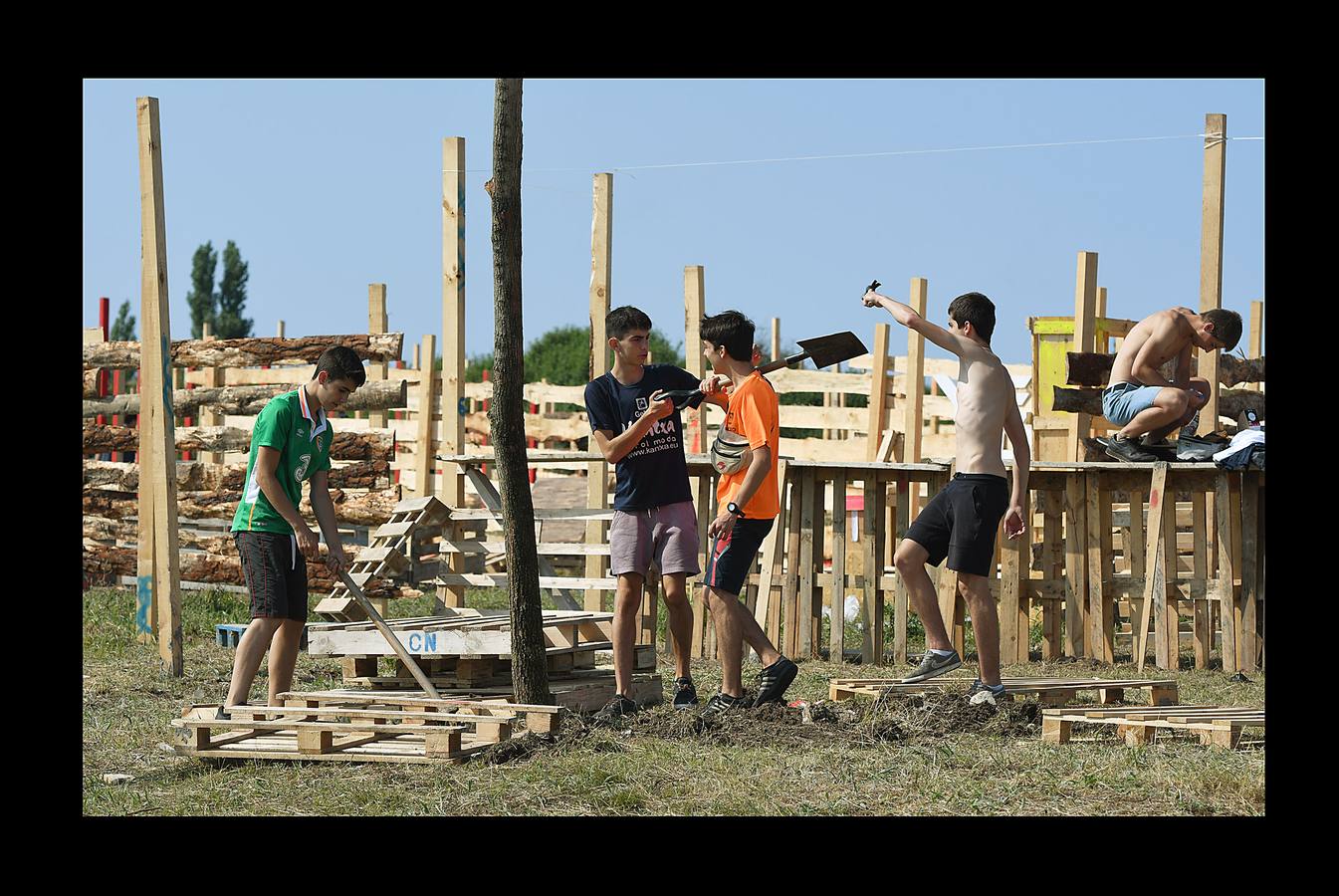 Fotos: Getxo refuerza la seguridad para las paellas de Aixerrota del domingo