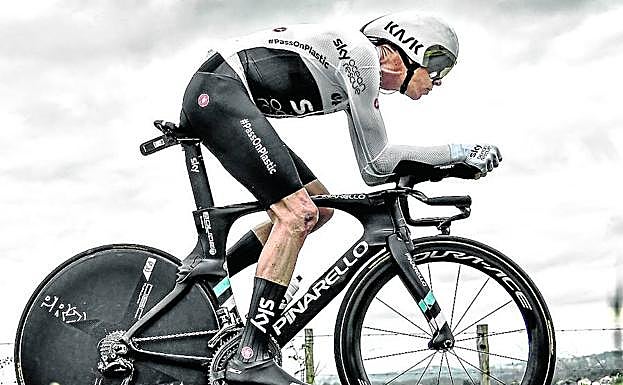 Froome se quedó a un segundo de llevarse la contrarreloj final del Tour, que se adjudicó Dumoulin.