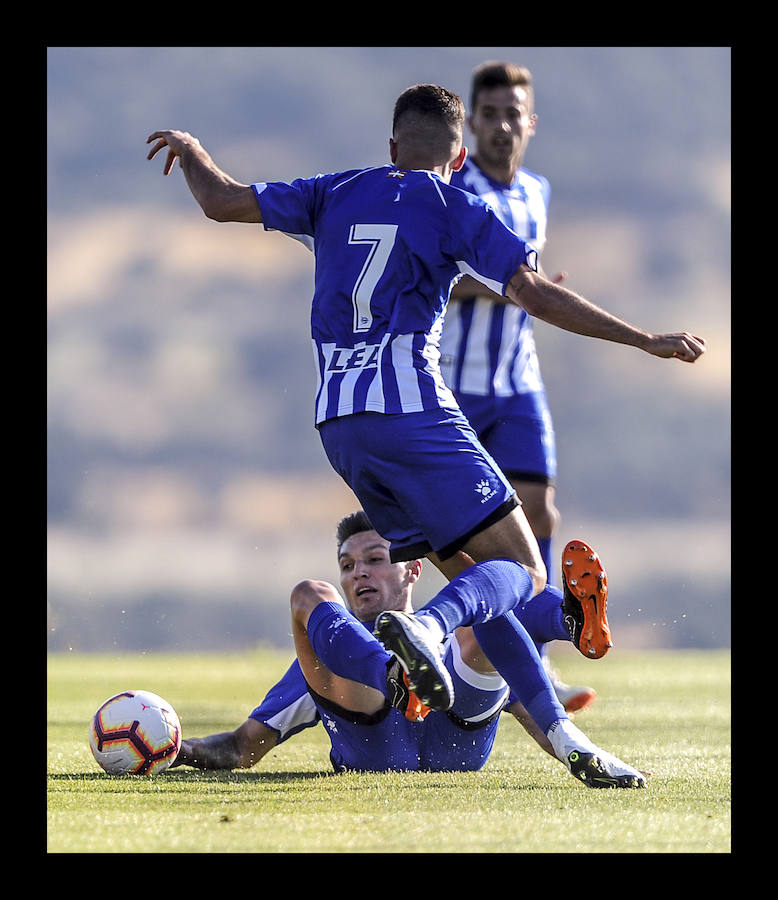 Cuarto partido de preparación de los albiazules, esta vez contra el club alfarero en la localidad segoviana de Los Ángeles de San Rafael