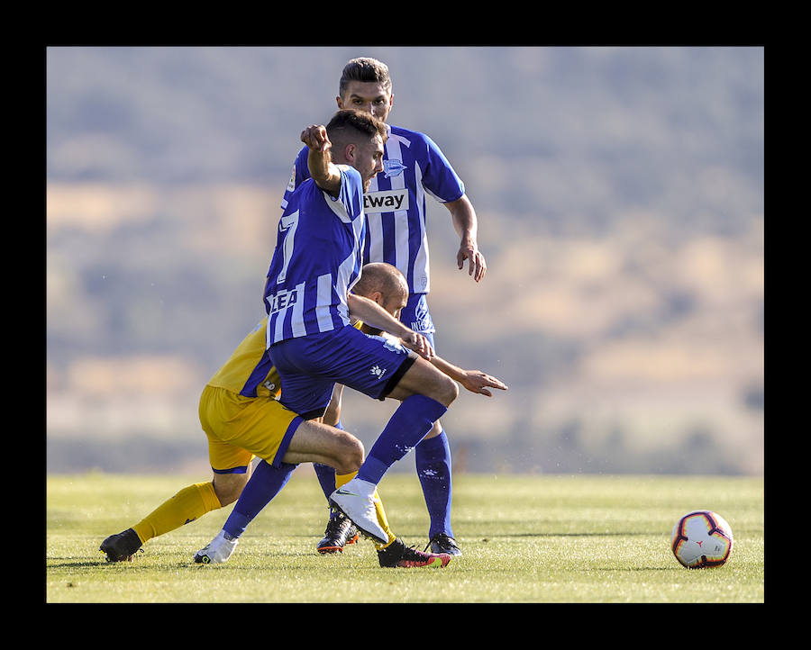 Cuarto partido de preparación de los albiazules, esta vez contra el club alfarero en la localidad segoviana de Los Ángeles de San Rafael