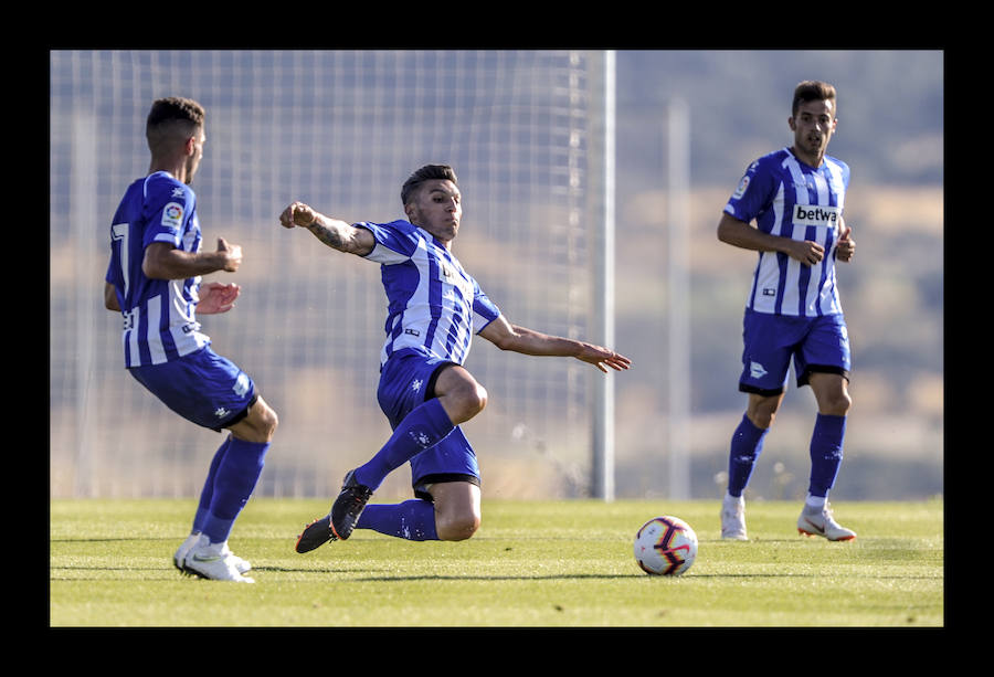 Cuarto partido de preparación de los albiazules, esta vez contra el club alfarero en la localidad segoviana de Los Ángeles de San Rafael