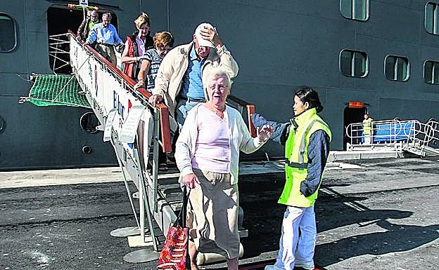 El 59% de los cruceristas son británicos.