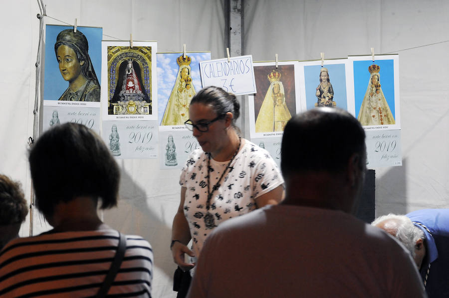 Fotos: Peregrinación hasta Begoña para homenajear a la Amatxu